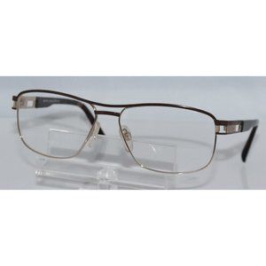 New Unisex Cazal 7034 004 Brown & Gold Eyeglasses